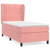 Maison Exclusive - Sommier à lattes de lit avec matelas Rose 90x200 cm Velours