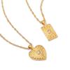 French Vintage Coin Pendant Necklace Minimalist Versatile Women's Jewelry Chain For Sweaters