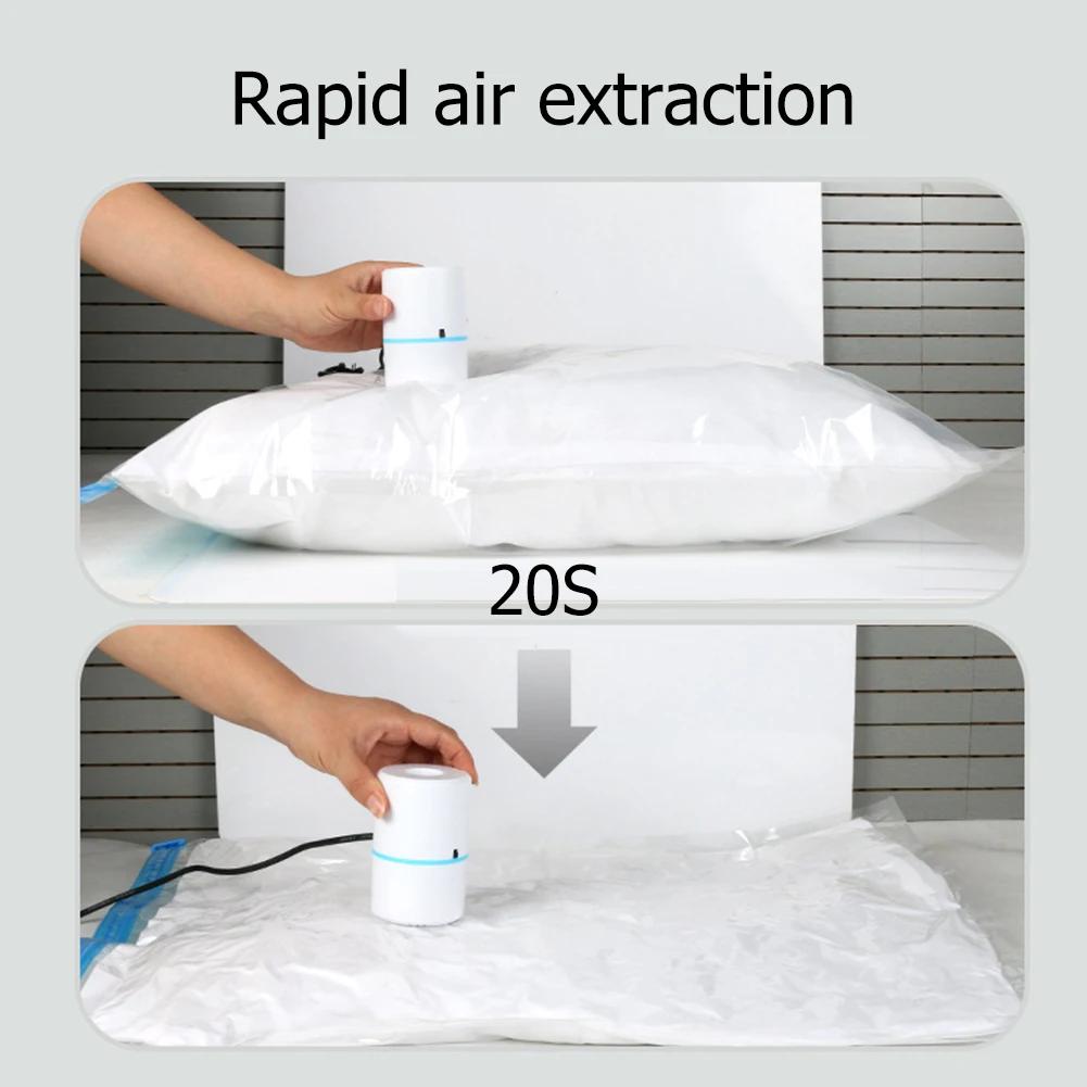 Pompă Electrică Sac Compresat Pompă Sac Vid de Călătorie Mașină Mini Sigilator Vid Puternic Economizor de Spațiu pentru Haine Organizator Alimente