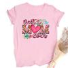 1pc Blessed Mom Best Mom Ever Letter TShirts Great Mothers Day Gift Round Neck Casual Short Sleeve Women Clothes