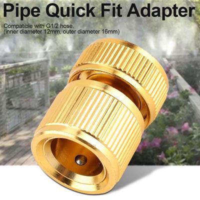 Adaptador de ajuste rápido para tubería de jardín de aleación, Conector de grifo para manguera de agua, suministros de boquilla de interruptor