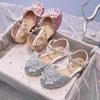 Butterfly Rhinestone Princess Shoes - 2025 Summer Soft-Sole Sandals for Girls