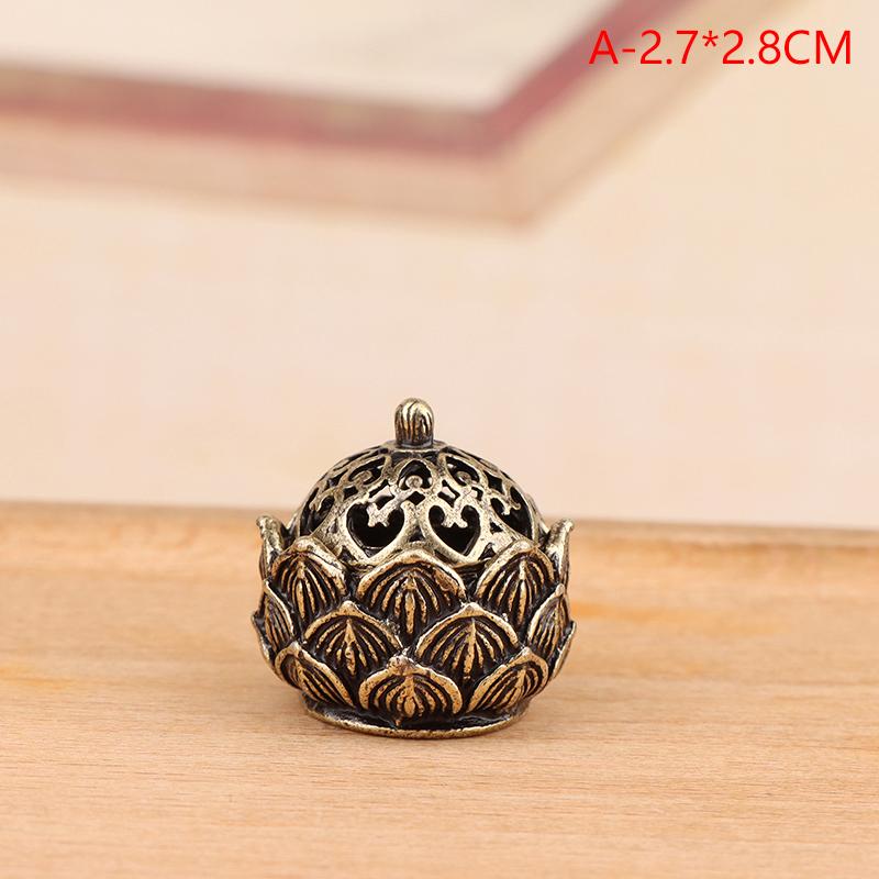 Palnik kadzideł Lotus Buddyzm Kran Uchwyt na kadzidełka Mini kadzielnica z drzewa sandałowego Rzemiosło Dekoracja domu