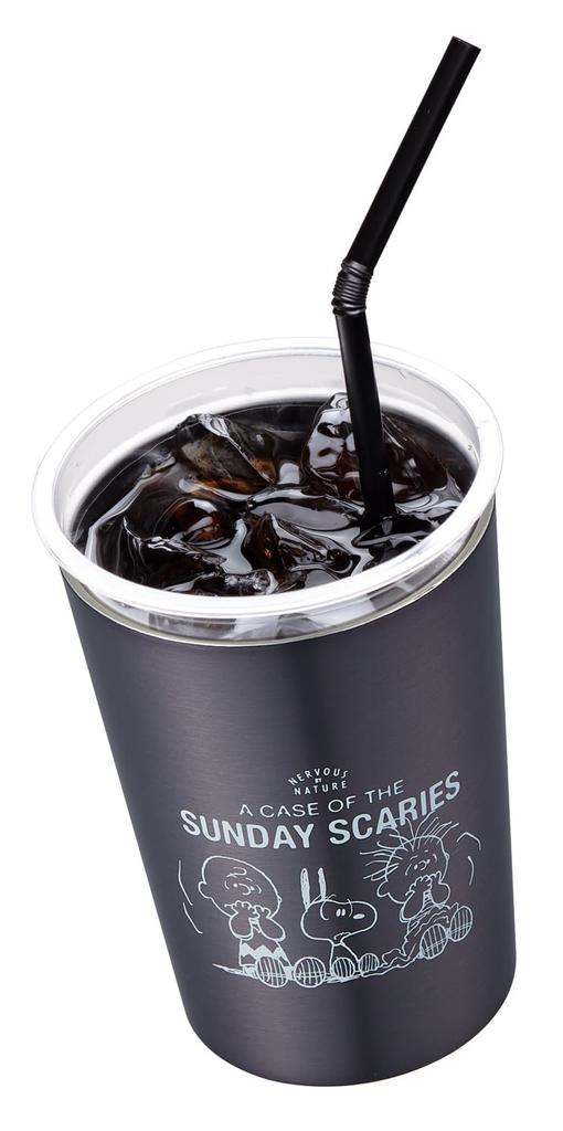 Skater Convenience Store Coffee Stainless Steel Snoopy Goodness 75th Tumbler, Medium, 400ml, Insulated, Anniversary, STCV2-A