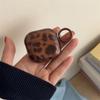 The Semi-transparent Brown Amber Leopard Print AirPods Pro 1 Earphone Case Is Compatible with Apple's 1st/1st/1st Generation Wireless Bluetooth