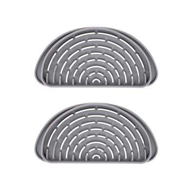 2 Pezzi Vassoio Erogatore Acqua Facile Installazione Design ad Incasso Antiscivolo Antigoccia Piastra in Silicone Vassoio Raccogligocce