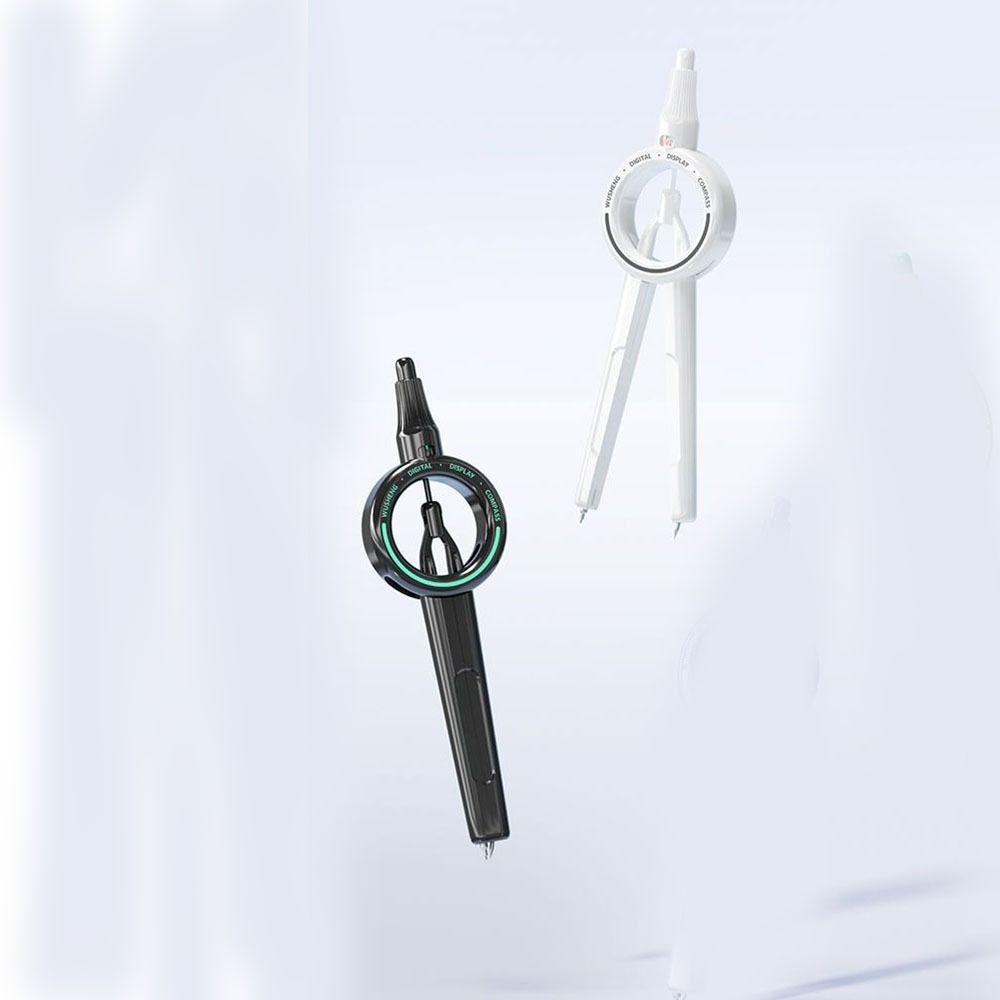 Digitale Radius Display Cirkel Tekenmalplaat Precisie Druk Kompas Liniaal Basisschool Examens