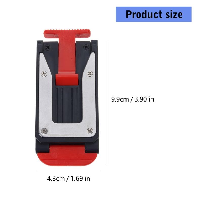 Automatic Locking Tool Holsters For Belt Mounting Magnetic Tool Holder For Secure Tape Measure Retention