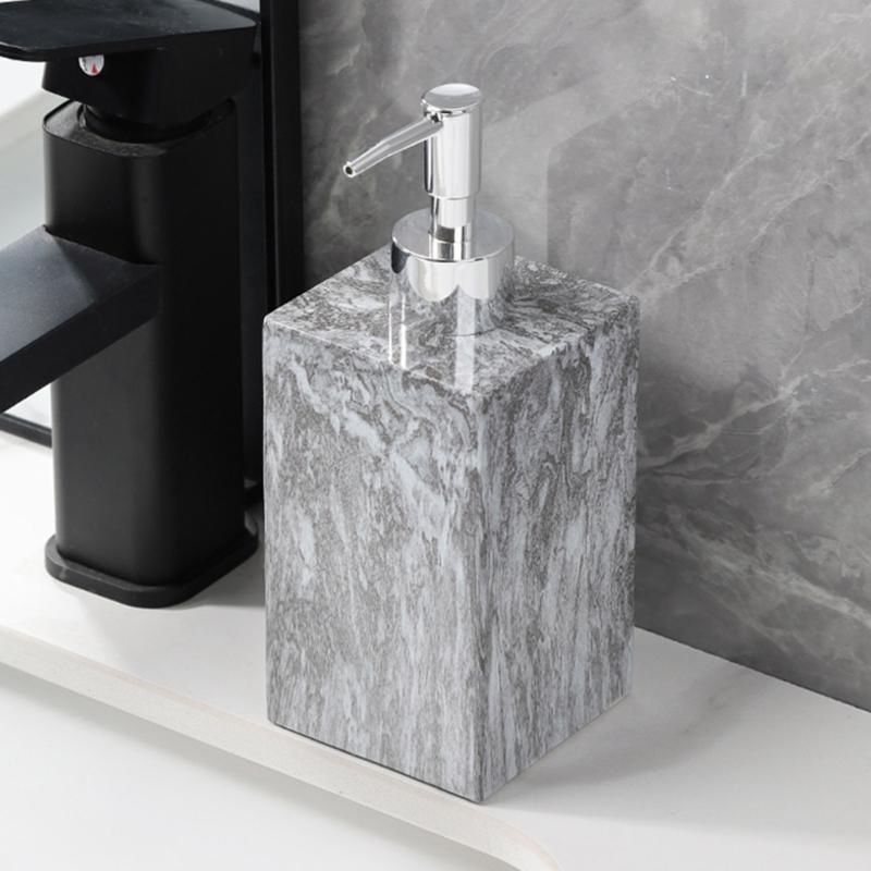 Shower Soap Dispenser Marble Texture Soap Dispenser Hand Soap Dispenser Bottle with Pump Hand Wash Dispenser for Kitchen