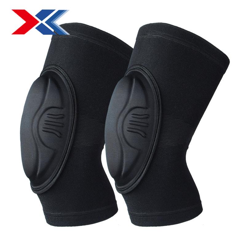 Knee Pads Anti-Collision Sponge Knee Pads Knitted Warm Sports Skating Dance Riding Worship Buddha Kneeling Knee Pads
