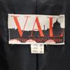 VAL by VALENTINO GARAVANI wool Stainless collar coat 9 black Women Used