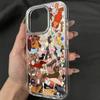Acrylic Phone Case for iPhone 11 12 13 14 Pro 12 14 16 Pro Max for Samsung A16 A36 A56 S24 FE High-quality Painted Anti-fall Mobile Phone Case