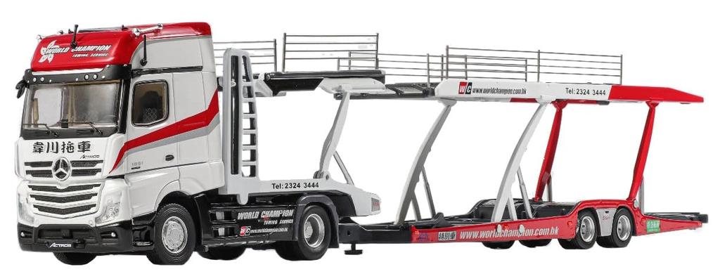 Gaincorp Products 1/64 Wei Chuan Mercedes-Benz Trailer + Figure Set (Finished) KS-069-413