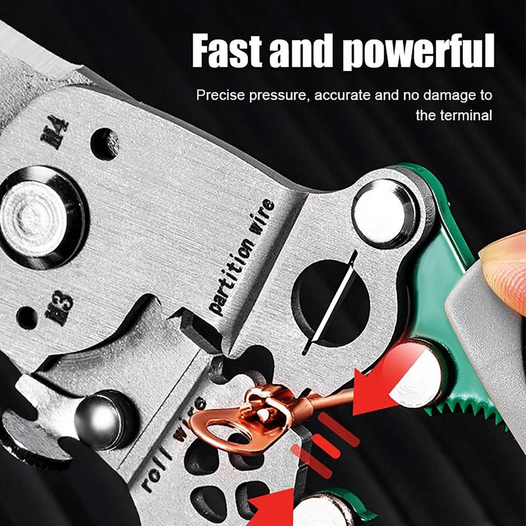 Tuosen Multi-functional 1 Foldable Wire Strippe, Upgraded Multifunctional Foldable Wire Stripper, Multi-function Wire Stripping Pliers