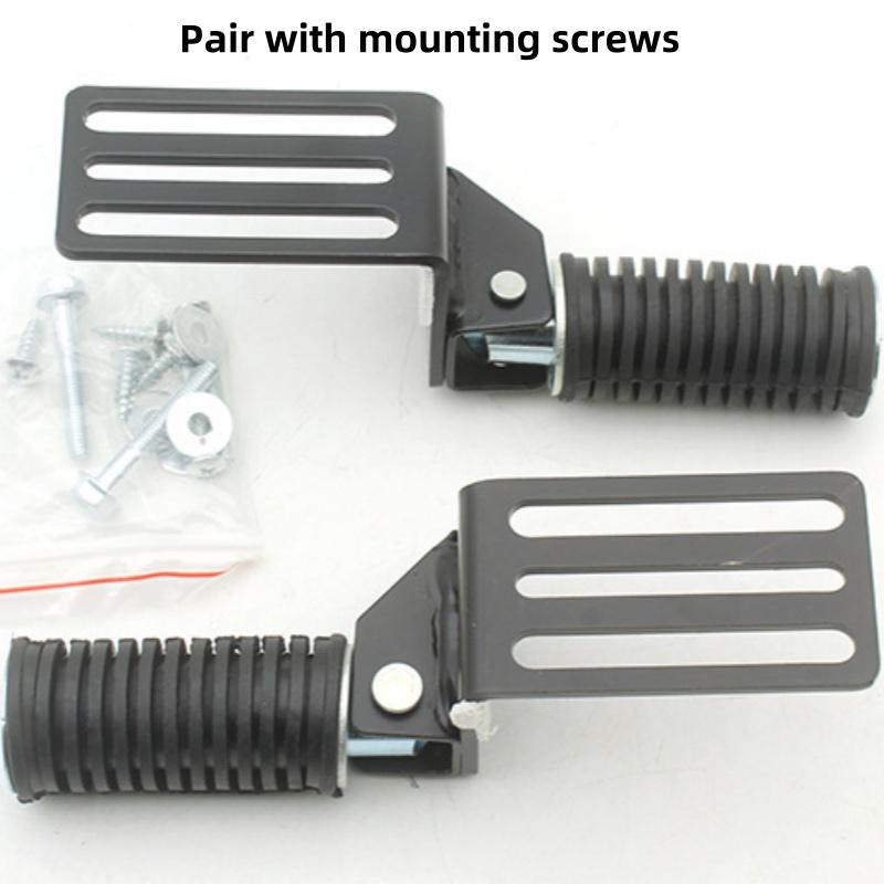 

For Electric Vehicle Pedal Plate Yadi Taito Suzuki Front Pedal Footrest Motorcycle Folding Pedal Plate Rear Pedal Stirrups чёрный