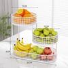 Multi Layer Countertop Fruit Basket Storage Fruit Vegetable Shelf Vegetable Rack Stand  Desktop
