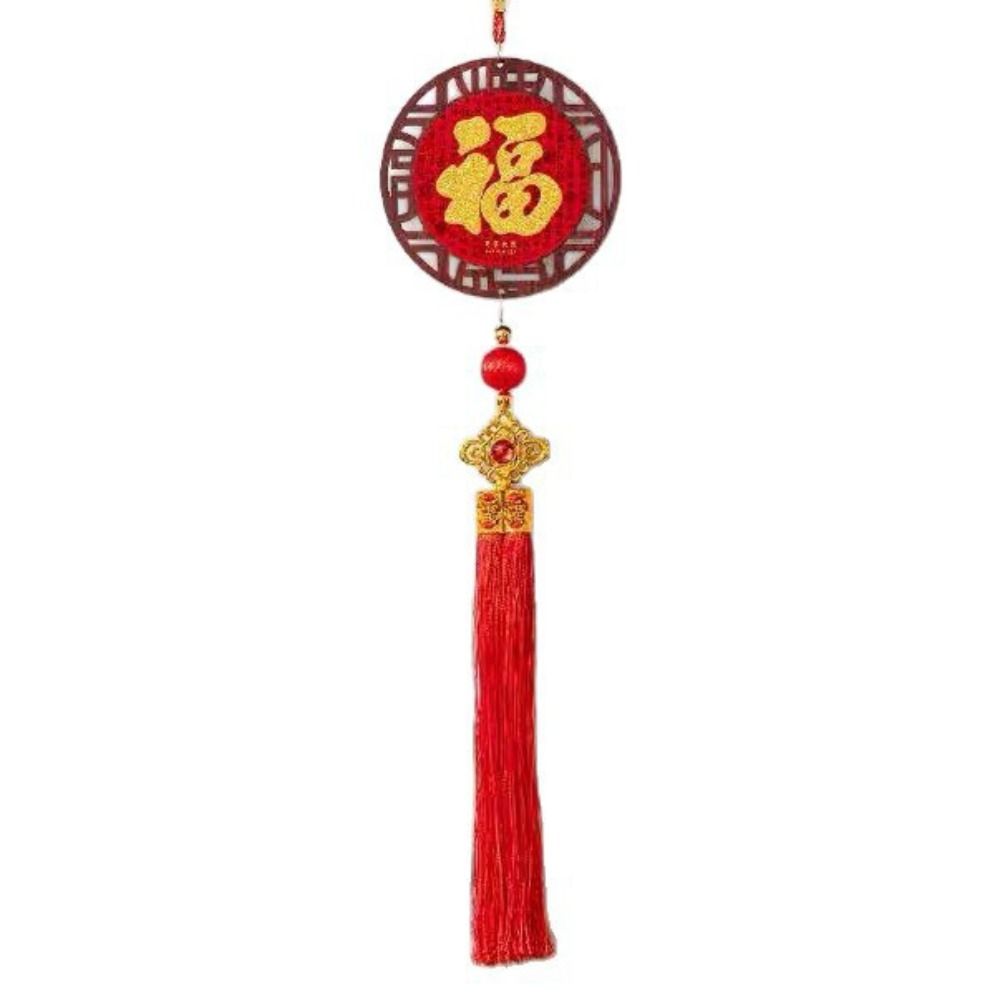 Chinese Style 2026 New Years Decoration Traditional Good Luck Spring Festival Door Decoration Blessing Red
