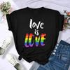 Summer New Fashion Graphic Print Lgbt T Shirts Women Funny Tshirts Casual Short Sleeves Tops Tees Female Unsiex Clothes