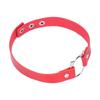 Adjustable PU Leather Choker Punk Gothic Choker Halloween Costume Accessory for Women GirlsRed