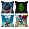 D-Dofus Game Cushion Cover Pattern Printed Pillowcase for Living Room Sofa Cushion Cover & Bedroom Decor