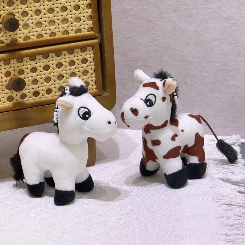 Roztomilý kreslený poník plyšová dekorace přívěsek na klíče Kawaii poník ozdoba plyšové panenky hračky batoh přívěsek doplňky dárky