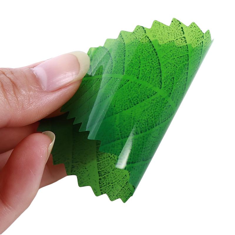 200/1000Pcs Green Leaf Japanese Food Sushi Decoration Leaves Sushi Grass Creative Plastic Leaf Sushi Sashimi Decor Tools