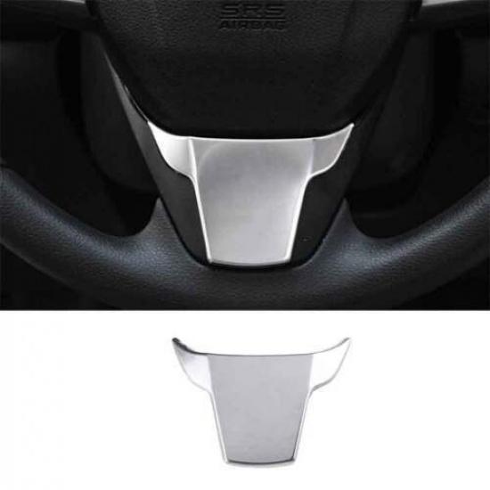 For Honda CR-V CRV 2017 2018-2022 Silver Steel Steering Wheel Sheet Cover Trim