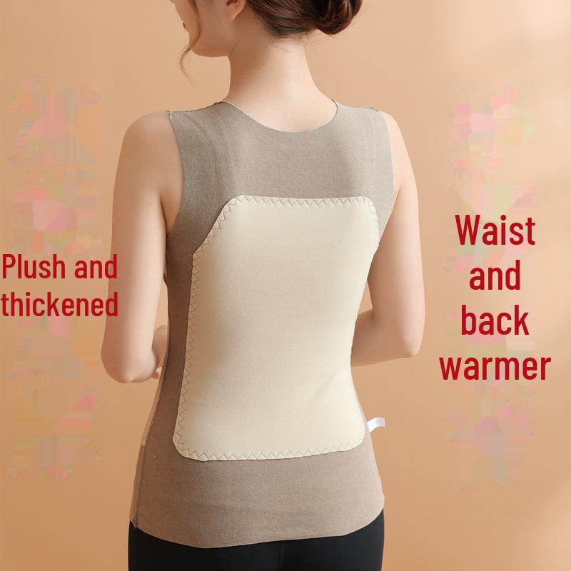 Women's German Velvet Self-Heating Winter Vest: Thick, Seamless, Tight-Fit Cotton Top