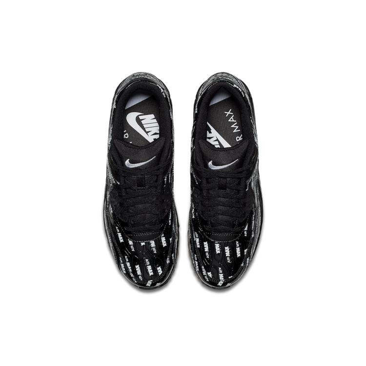 New Nike Air Max 90 All Over Print Black White 700155-015