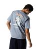 AVIREX FADE WASH ALASKA T-SHIRT men's XL 020 gray 783-5234034