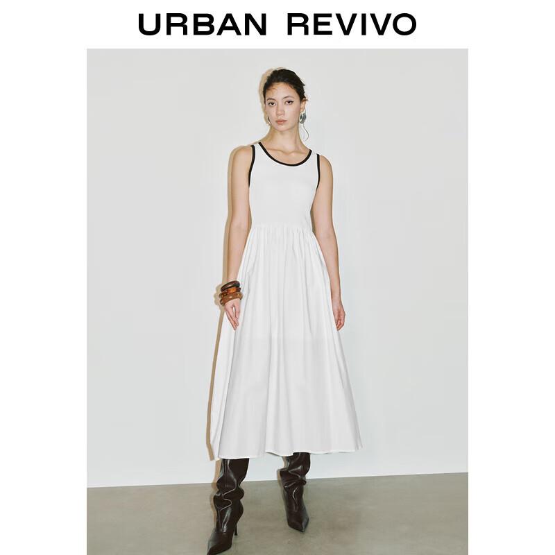 UR French Color-block Knit Dress