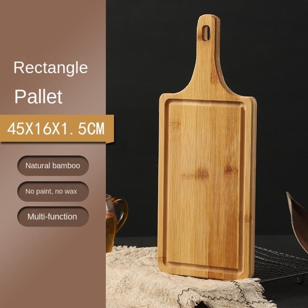 Rectangle Wooden Pizza Tray Wooden Bread Fruit Sushi Tray Durable Cutting Board  Food Display