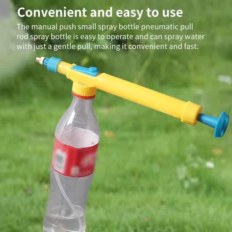 High Pressure Air Pump Manual Sprayer Adjustable Drink Bottle Spray Head Nozzle Garden Watering Tool Sprayer Gardening Tools