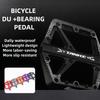 Ultralight Nylon MTB Bicycle Pedals Widen Non-slip DU+1 Bearing Flat Platform Pedals Mountain Road BMX Bike Cycling Accessories