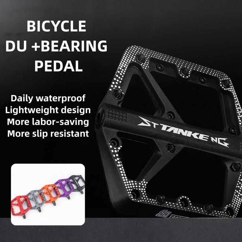Ultralight Nylon MTB Bicycle Pedals Widen Non-slip DU+1 Bearing Flat Platform Pedals Mountain Road BMX Bike Cycling Accessories
