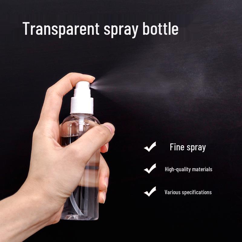 Transparent PET Spray Bottle for Makeup & Perfume, Refillable, Available In 30ml, 50ml, 100ml