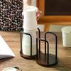 Wooden Paper Cup Holder For Disposable Cups Desktop Coffee Table Storage Shelf Tea Mug Organizer Kitchen Office Accessory