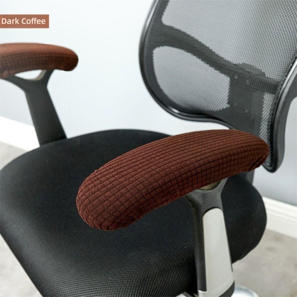 New Removable Chair Armrest Cover Elastic Waterproof Fabric Chair Armrest Sleeve Washable Chair Arm Covers