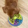 Interactive Dog Puzzle Feeder Toy Slow Eating Bowl with Detachable Layers Enrichment Game for Anxiety Relief and Mental
