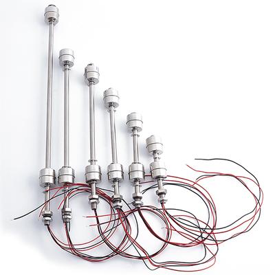 Sensor de fluxo de nível de água líquida do tanque de interruptor flutuante de esfera dupla de aço inoxidável