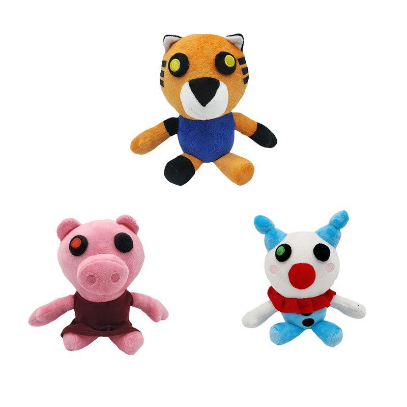 Adorable Roblox Piggy Plush Toy Tiger Clown Soft Doll Great For Kids Fans Gift