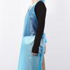 Waterproof Disposable Adult Bib Aprons - 100 Pack, Transparent & Oil-Resistant for Catering