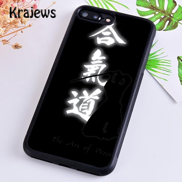 Krajews Japan Martial Aikido Soft Phone Case Cover For iPhone 17 Air 16 15 14 Plus 11 12 13 Pro Max Plus Coque Fundas