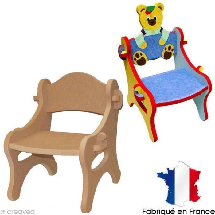 Chaise enfant - Non spécifié - Non spécifié - Bois médium - 35 cm - Décorative
