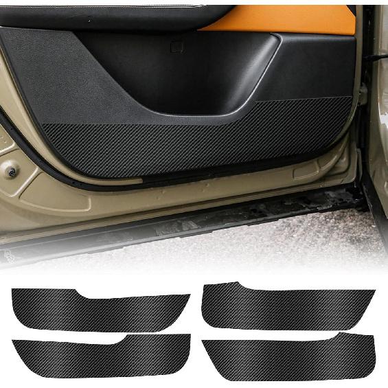 KUNGKIC for Mazda 2023 2024 2025 CX90 CX70 Car Door Anti Kick Pad Protective Stickers Interior Decals Accessories Self-Adhesive Side Edge Protection