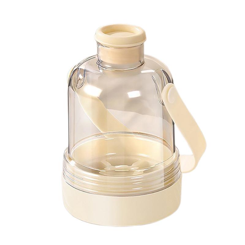 

New Unique 2 In 1 Ice Cube Water Bottle Silicone Reusable Ice Cube Kettle Touch-free Detachable Ice Cube Mold белый