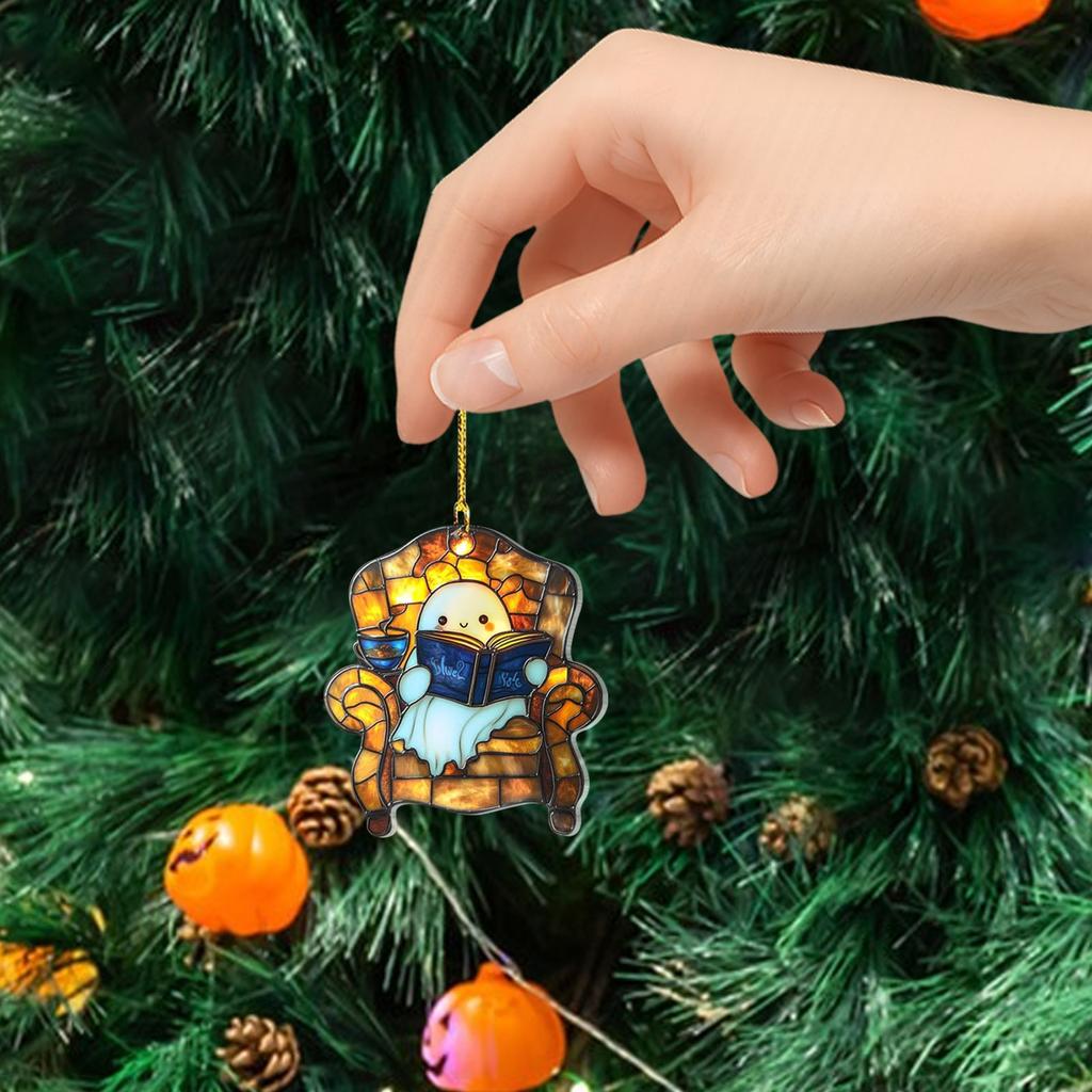 Halloween Hanging Ornament Advent Calendar , 24Pcs Collectibles For Holiday Party Countdown Activity, Halloween Countdown Calendar Surprise