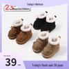 2025 Kids' Winter Snow Boots Girls' Warm Velvet Toddler Princess Shoes