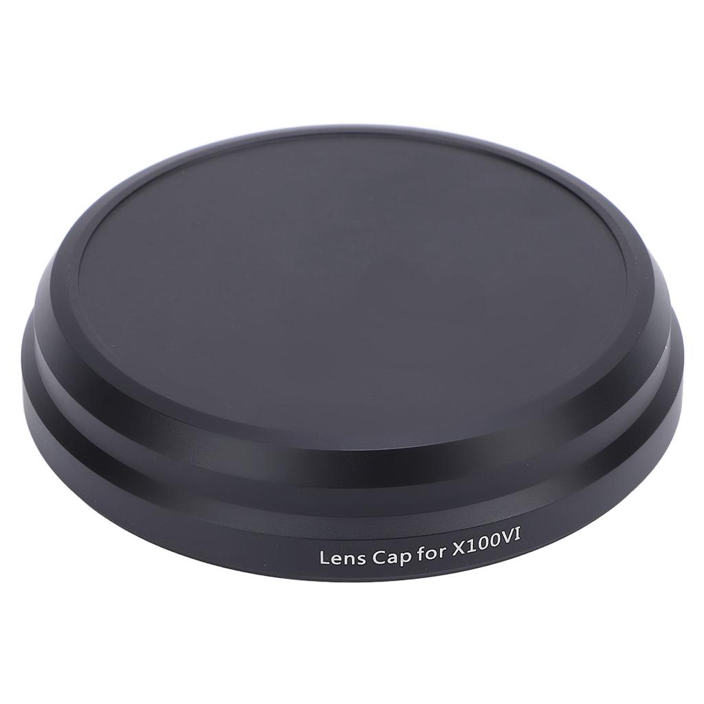 Aluminum Lens Cap Cover Metal Flocking Front Protector for X100V X100VI 56mm ID Black