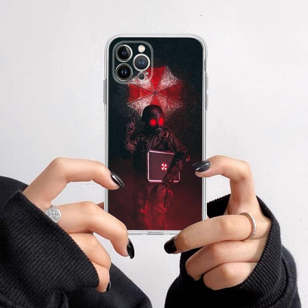 Pouzdro na telefon Umbrella Corporation pro iPhone 16 15 8 7 6 6S Plus X SE XR XS 14 11 12 13 Mini Pro Max